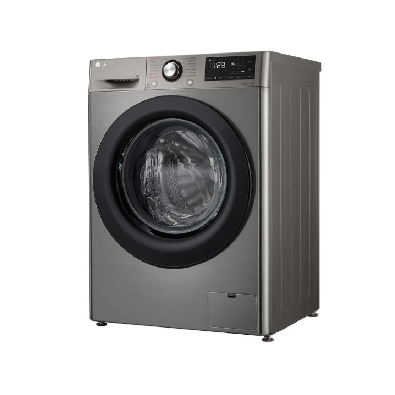 LG, F4R3TYG6P, Washing Machine, 8 kg, Silver.