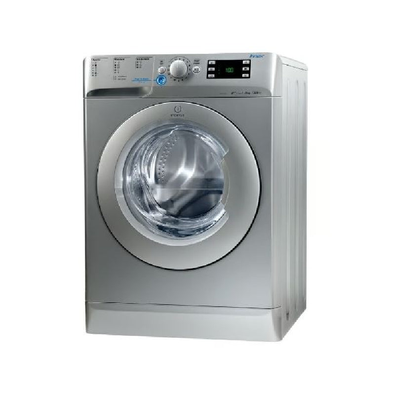 Indesit, XWE81283XSEU, Washing Machine, 8 Kg, Silver.