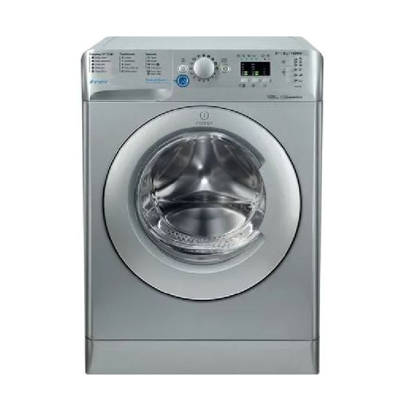 Indesit, XWE81283XSEU, Washing Machine, 8 Kg, Silver.