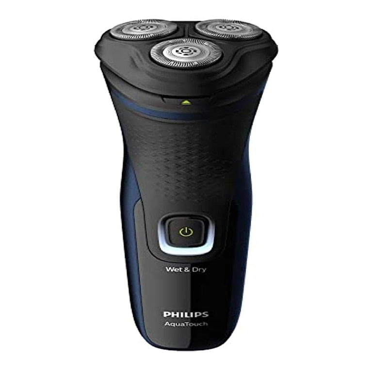 Philips Electric Shaver With 3D Pivot And Flex Heads Wet or Dry With Pop-up trimmer for moustache and sideburns Black S1323