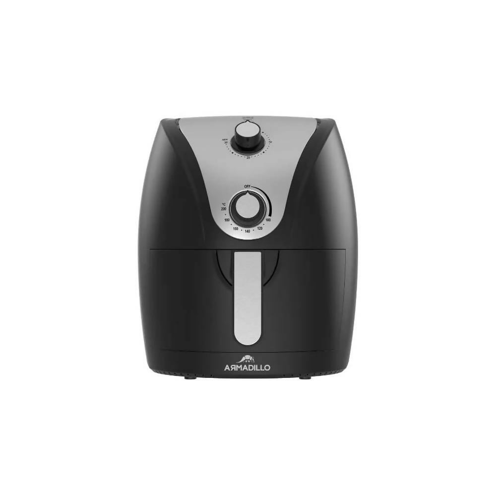 Armadillo Air Fryer 3.5 Liter 1400 Watt Black * Silver ARM-SDA-AF-BK-0000. (International Warranty)