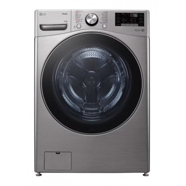LG, F0P2CYV2T, Washing Machine, 21 Kg, Silver.