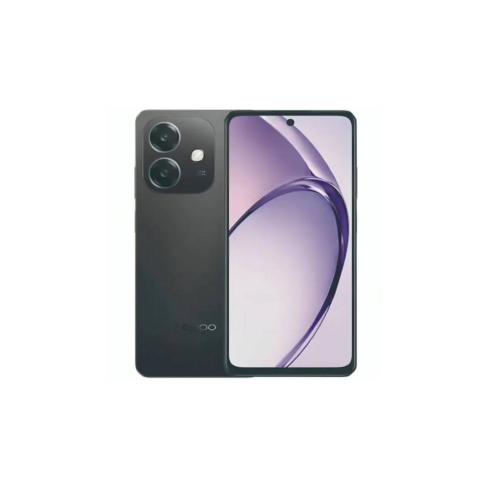 موبايل اوبو A3 256 جيجابايت و8 جيجابايت رام و4G ثنائي الشريحة باللون الأسود.
