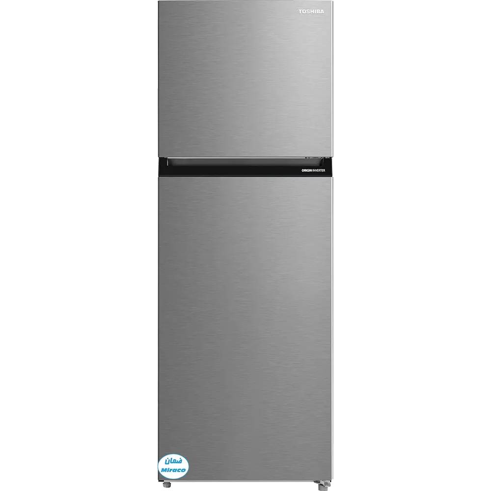 ثلاجة توشيبا نوفروست 338 لتر انفرتر فضي GR-RT468WE-PMN(57)
