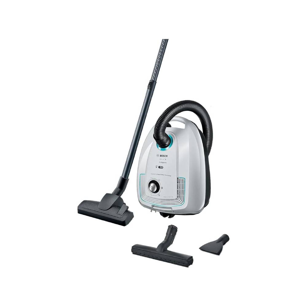 Bosch Series 4 Pro Hygienic Bagged Canister Vacuum Cleaner 2200 Watt White BGL38WHYG.