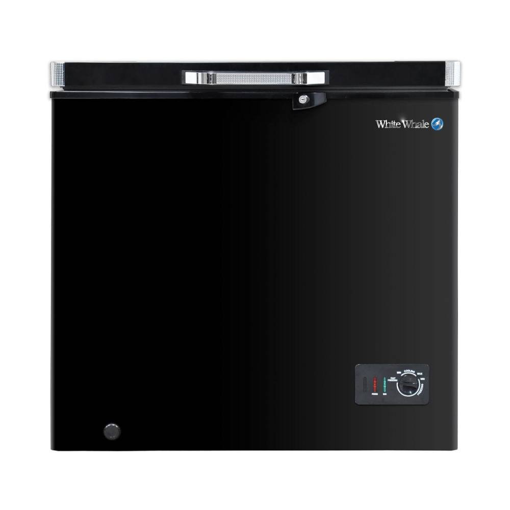 White Whale Chest Freezer Defrost 200 Liters Black WCF-245 XAB.