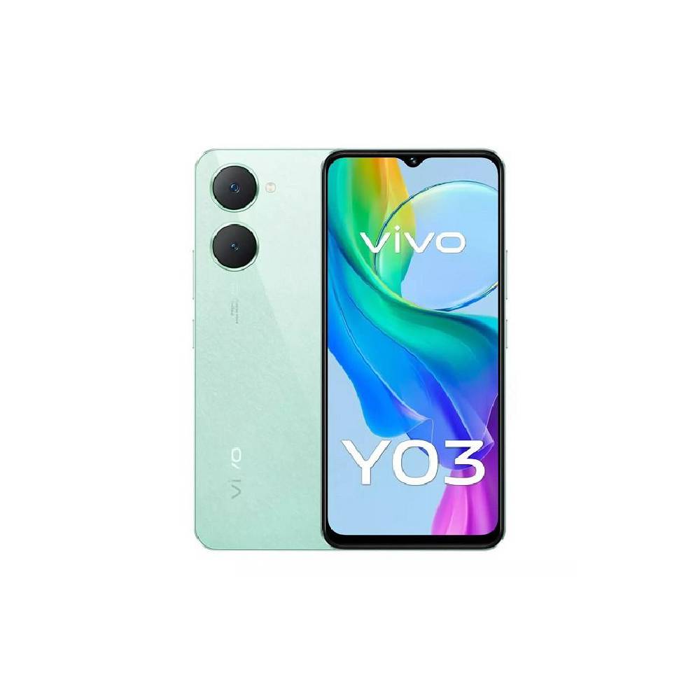 فيفو Y03 موبايل 64 جيجا 4 جيجا 4G LTE أخضر.