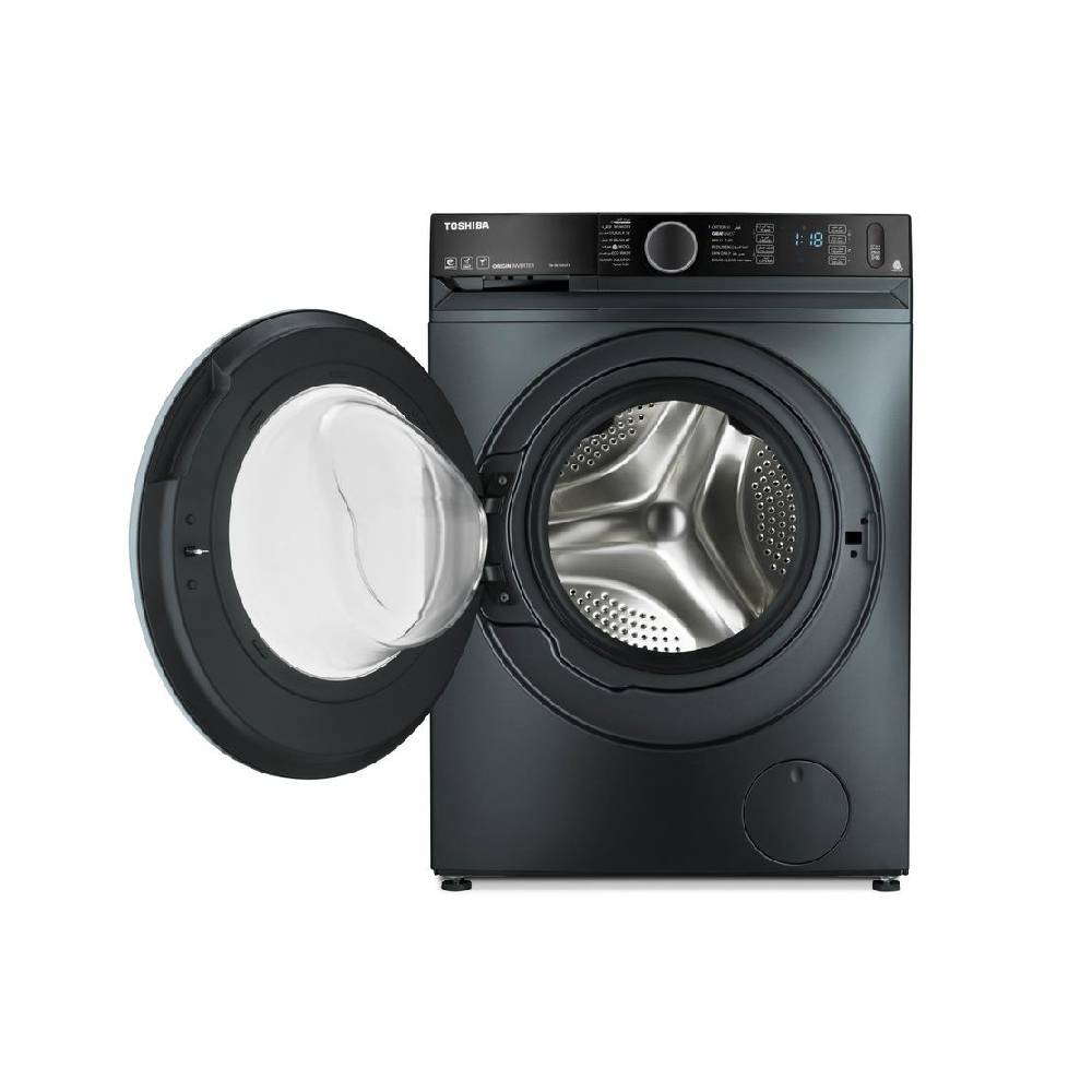 غسالة توشيبا أوتوماتيك تحميل أمامي 8 كجم انفرتر رمادي TW-BK90GF4EG(MK)