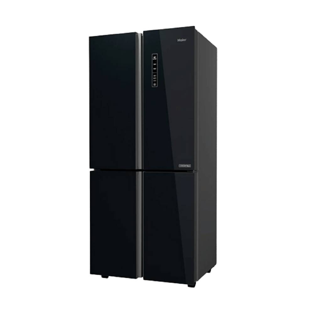 ثلاجة هاير نوفروست 502 لتر انفرتر لون أسود HRF-550TDBG.