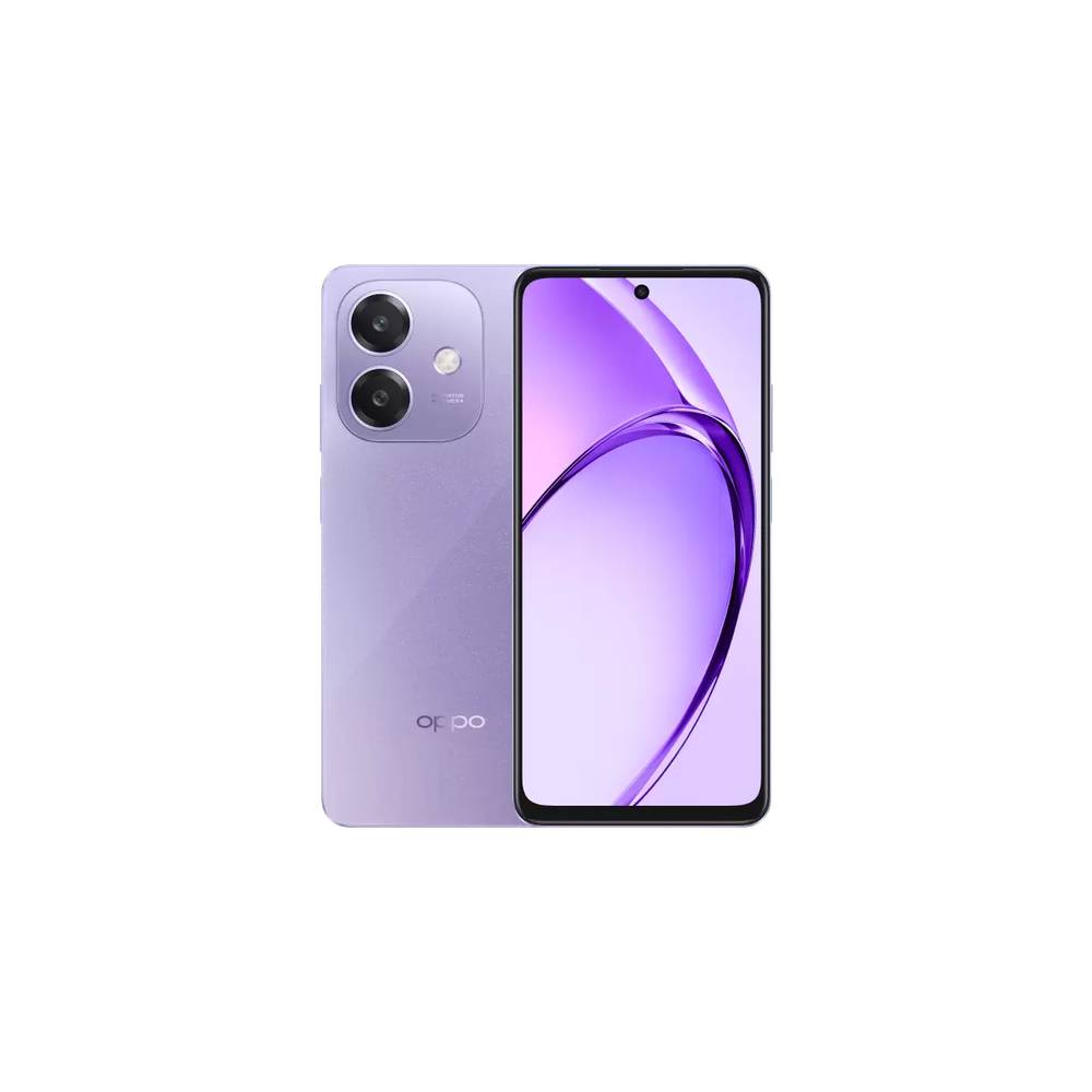 موبايل اوبو A3 128 جيجابايت و6 جيجابايت رام و4G ثنائي الشريحة بالبنفسجي.