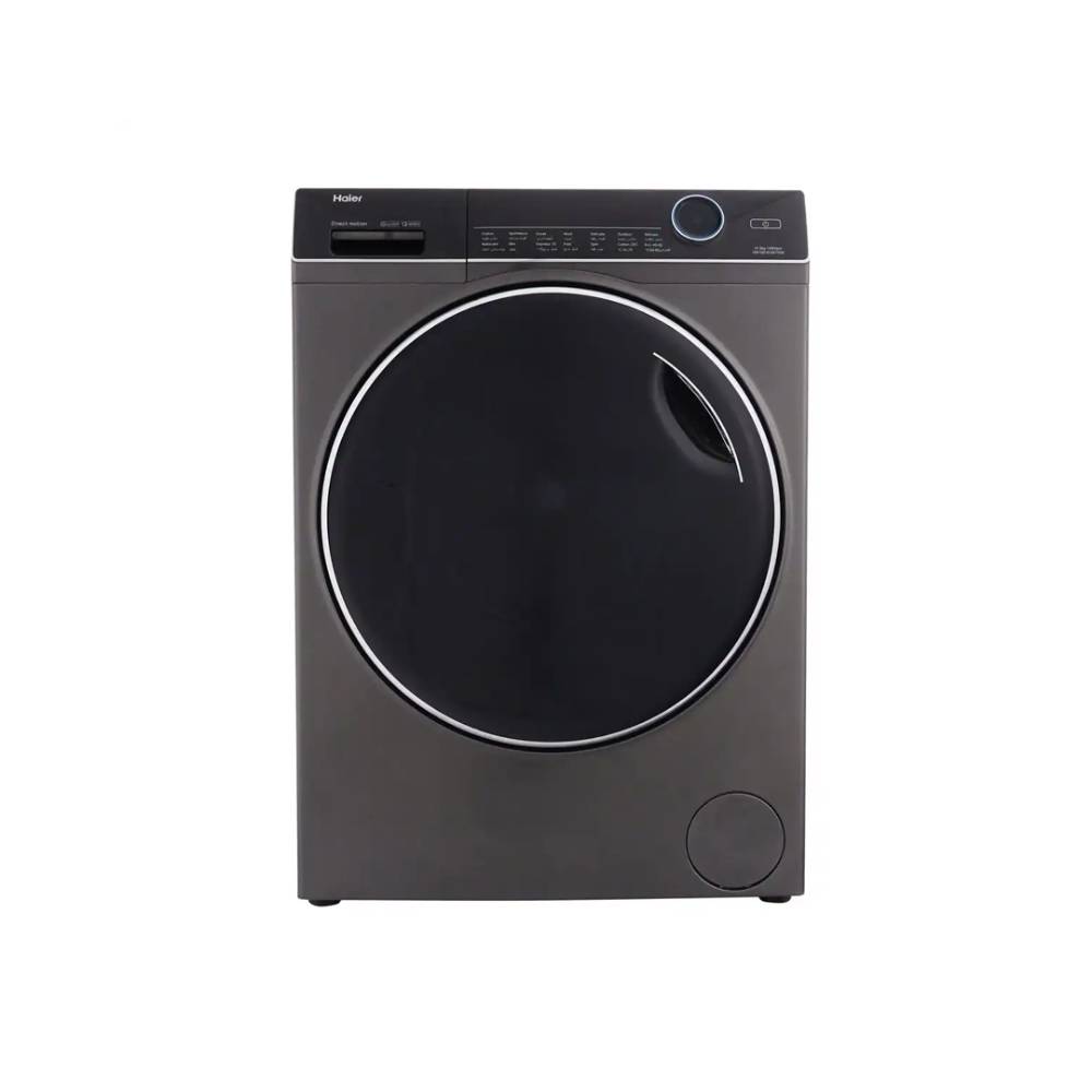 غسالة ملابس هاير تحميل أمامي 10 كجم لون فضي HW100-B14979S8U1.