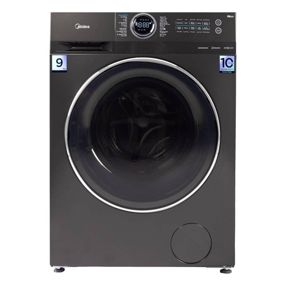 غسالة ملابس ميديا ديجيتال تحميل أمامي فول أوتوماتيك انفرتر 9 كجم تيتانيوم رمادي MF200W90B/TTC