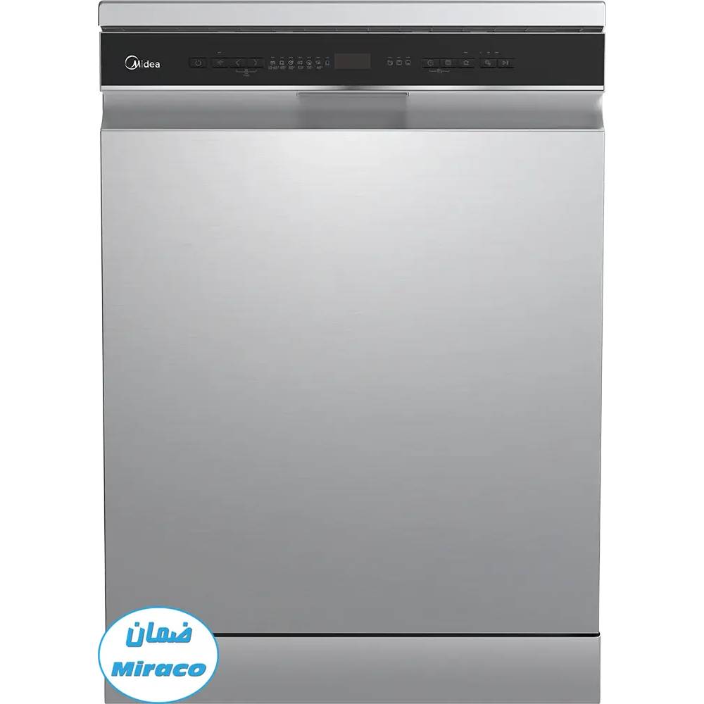 غسالة أطباق ميديا 14 شخص 6 برامج فضي MDWEF1433D(SS)-WI-EG.