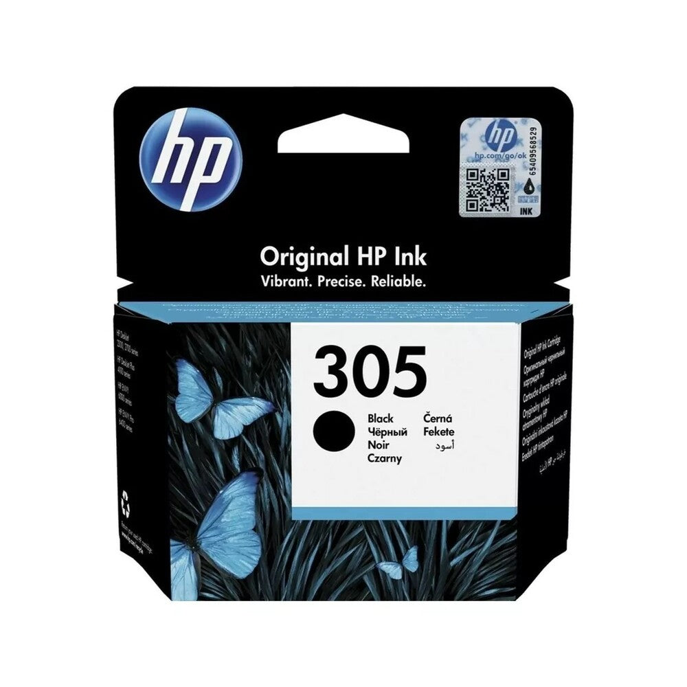 HP, 305, Ink Cartridge, Black.