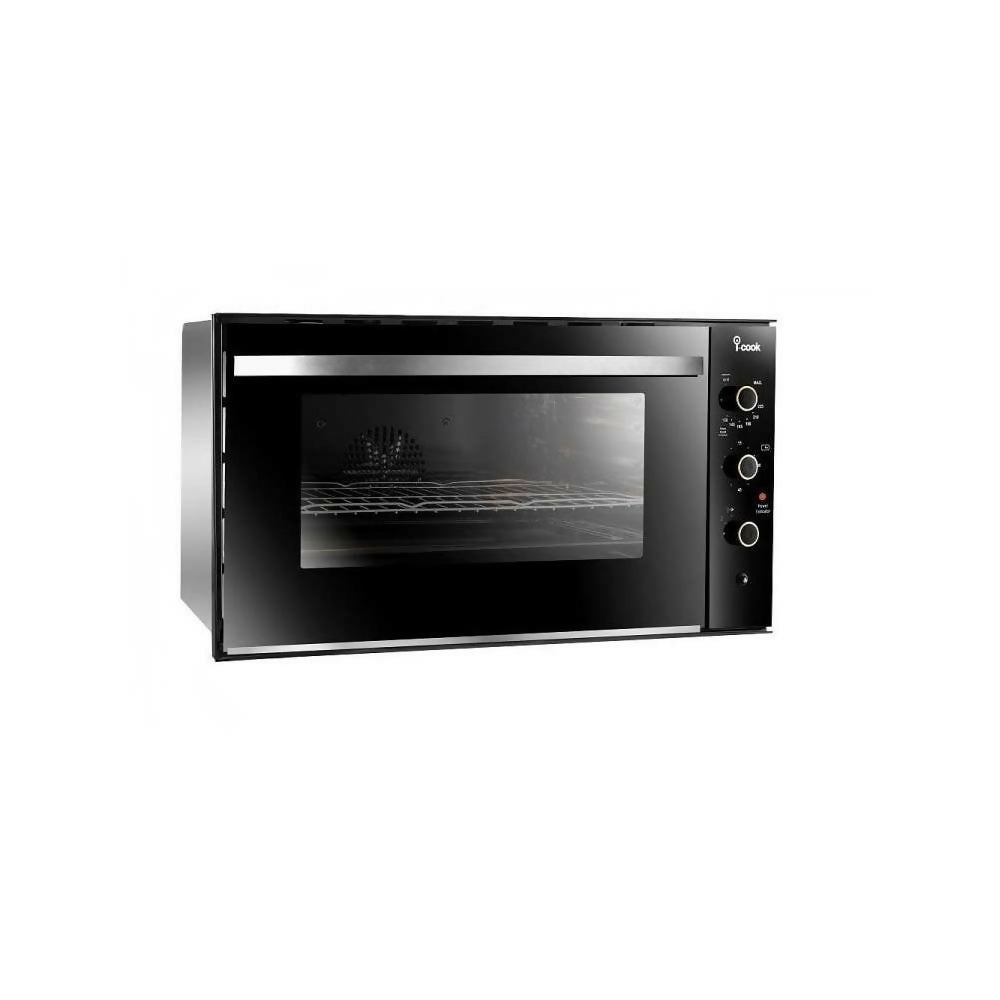 اي كوك فرن غاز بلت ان 90 سم 100 لتر لون اسود BO6090G-G-127-SF.