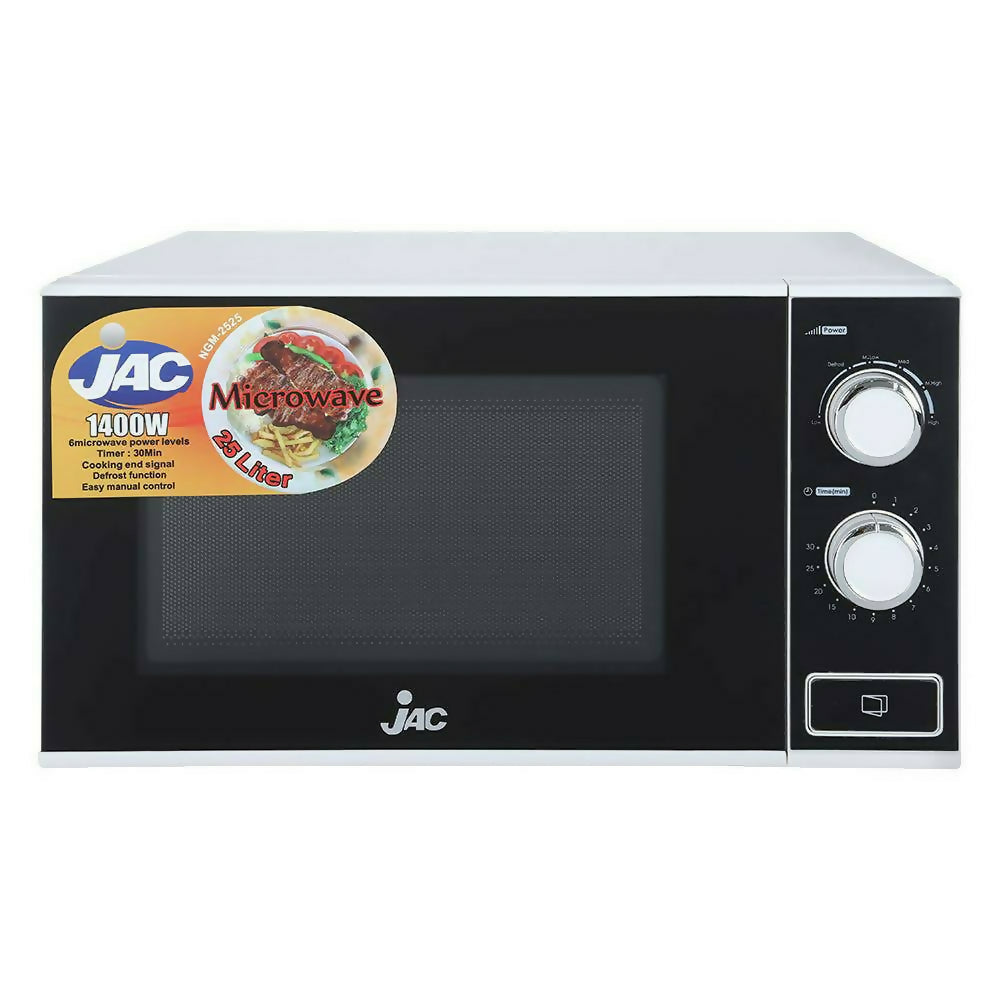 Jac Microwave 1400 Watt 25 Liter White NGM-2525.