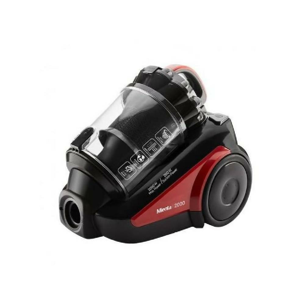 Mienta Electric Vacuum Cleaner 2000 Watt 2.5 Liter Black * Red VC19604B