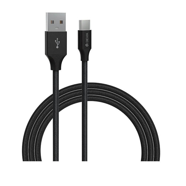 Devia, EC303, Cable, Type-C, Black.