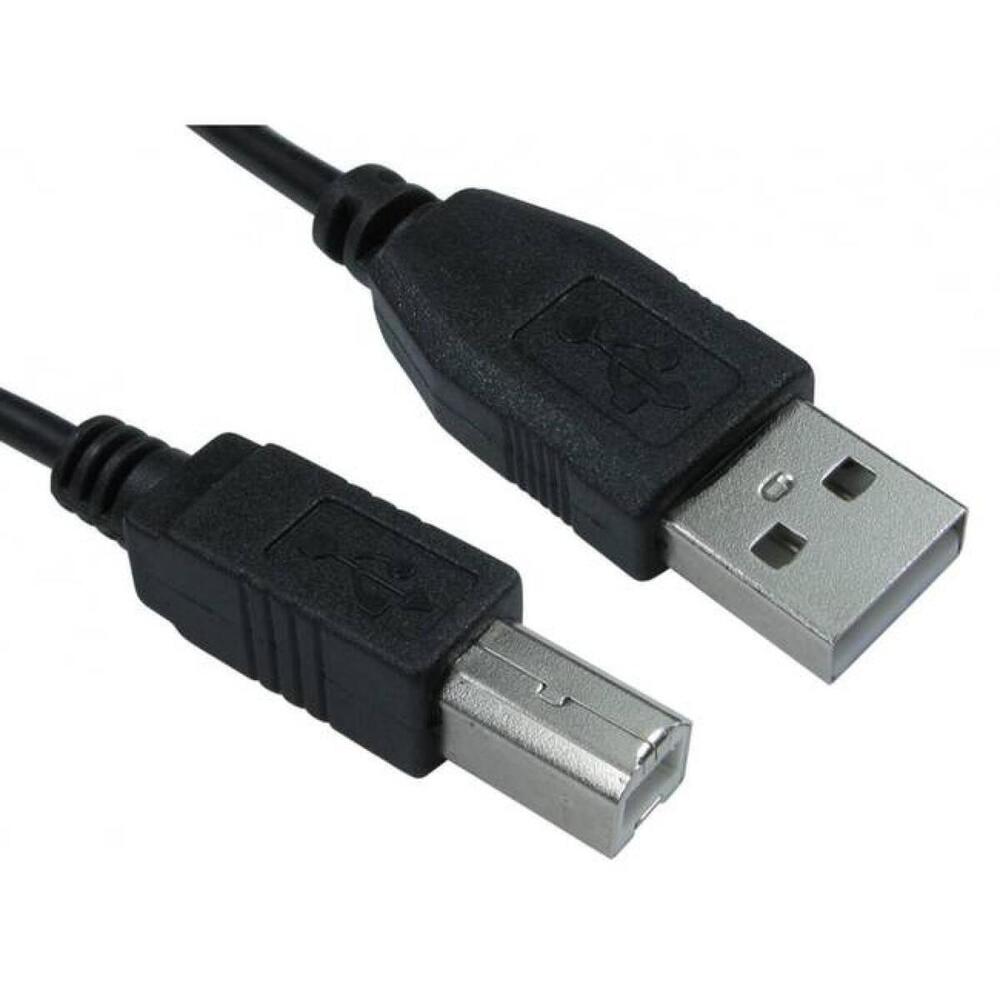 Manhattan, DC037, USB Printer Cable, 3m, Black.