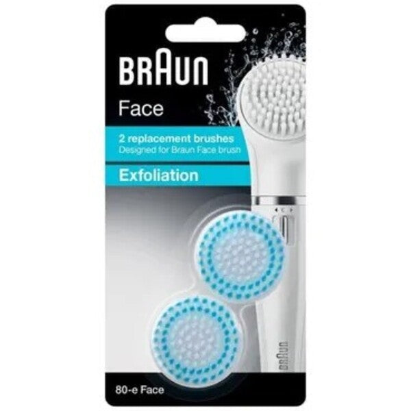 Braun, SE80-E, Face Exfoliation Brush, White.