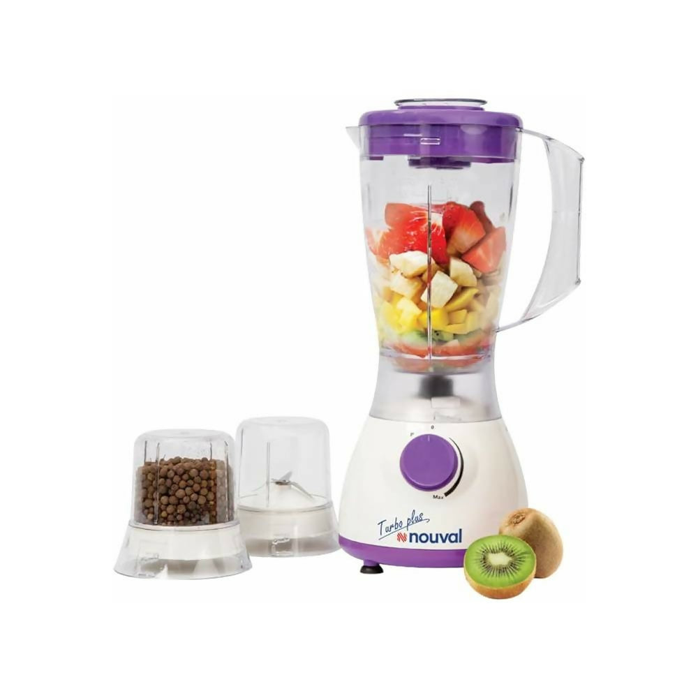 Noval Turbo Plus Blender 1.5 Liters 500 Watt White.