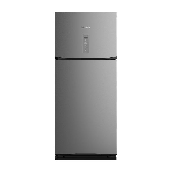 Tornado, RF-480AT-SL, Refrigerator, Digital, No Frost, 385 Liter, Silver.