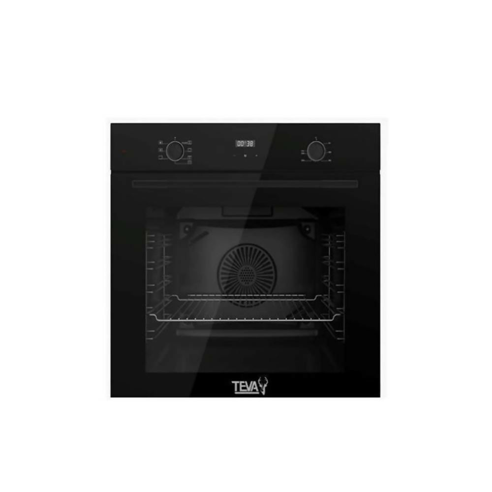 Teva Built In Electric Oven 60 Cm 82 Liter Black QBPRM 633 CS.