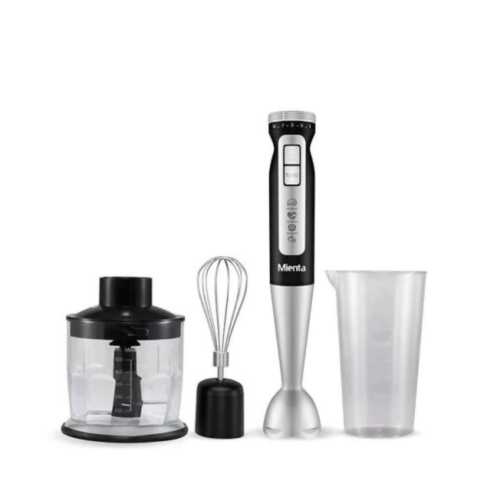 Mienta Hand Blender 600 ml 1000 Watt Black * Silver HB111438A.