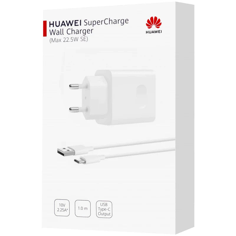 Huawei, CP404B, Charger, White.