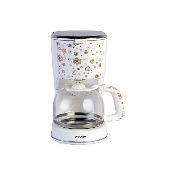 Tornado, TCMA-9125-C, Coffee Maker, 1.25 Liter, 900 Watt, White.