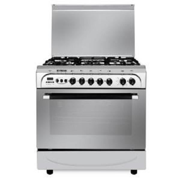 Fresh, Moderno, Gas Cooker, 5 Burners, 80 cm, Stainless Steel.