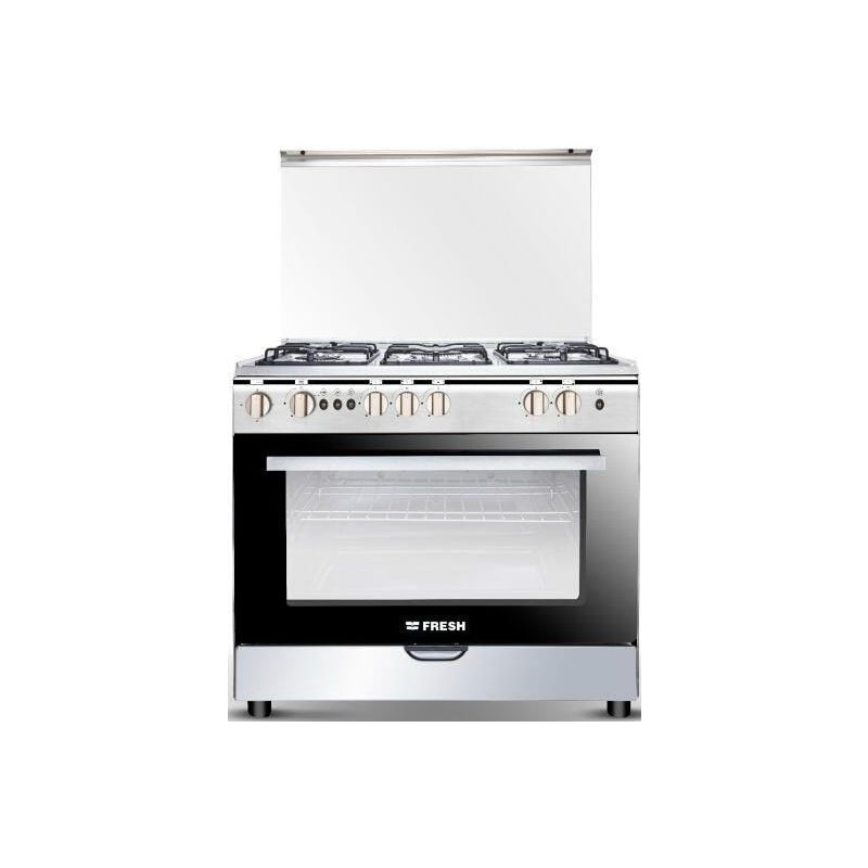 Fresh, Verona, Cooker, 5 Burners, 90 cm, Stainless