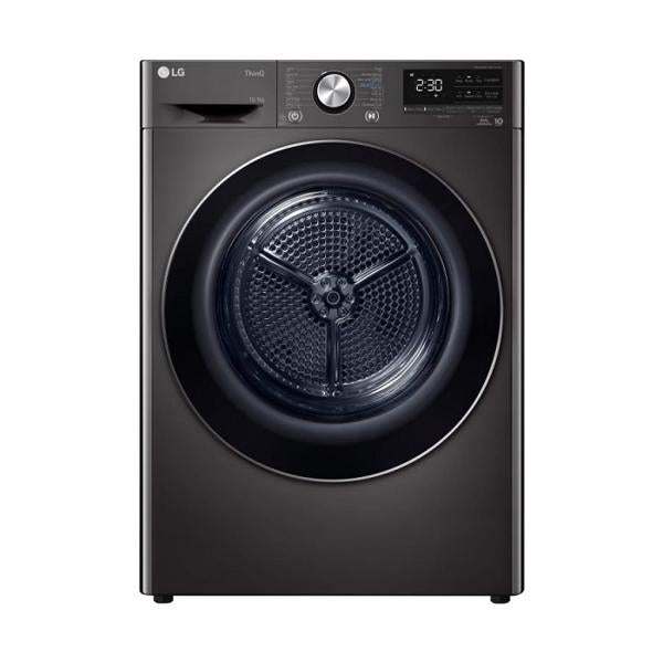 LG Dryer 10 Kg with Condenser Digital Smart ThinQ Black RH10V9JV2W
