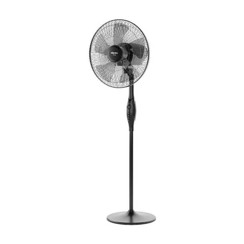 Mienta, SF35938A, Stand Fan, 18 Inch, Black.