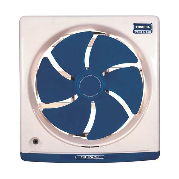 Toshiba, VRH20J10U, Kitchen Ventilating Fan, 20 cm, Off white x Blue.
