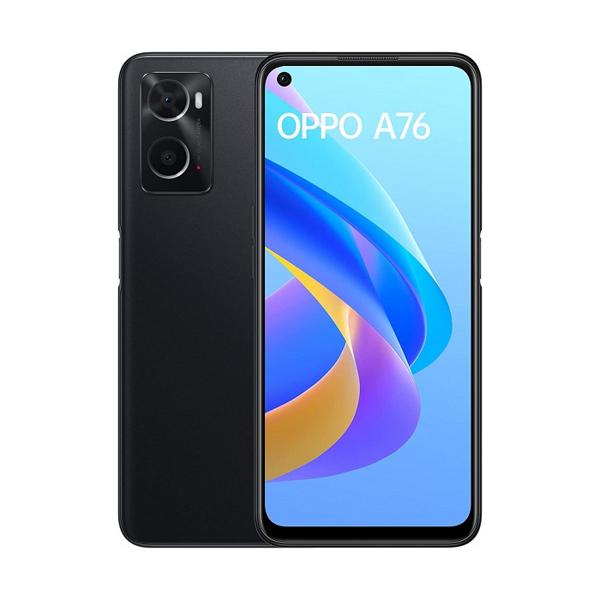 OPPO, A76, Mobile, 128 GB, 6 GB, Black.