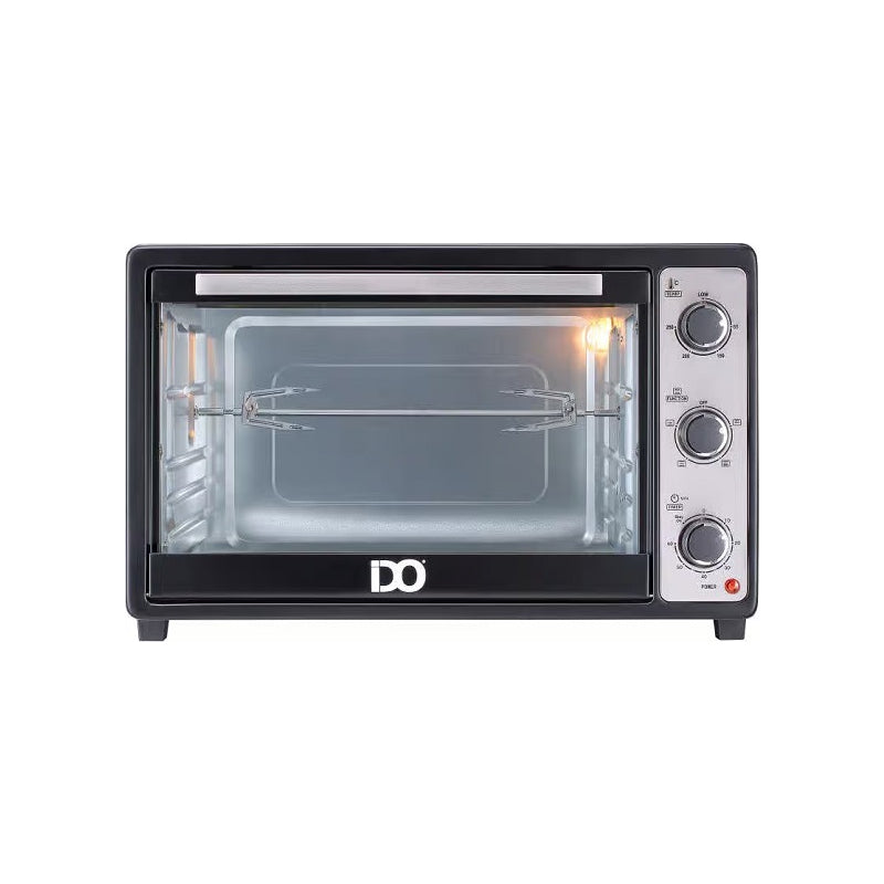 IDO, TO45SG-BK, Electric Oven, 45 Liters, 1800 Watt, Black/Silver.