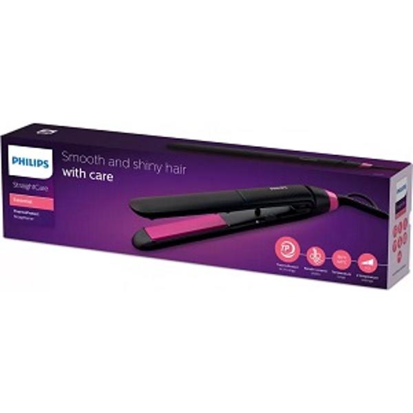 Philips, BHS375, Hair Straightener, Black / Pink.