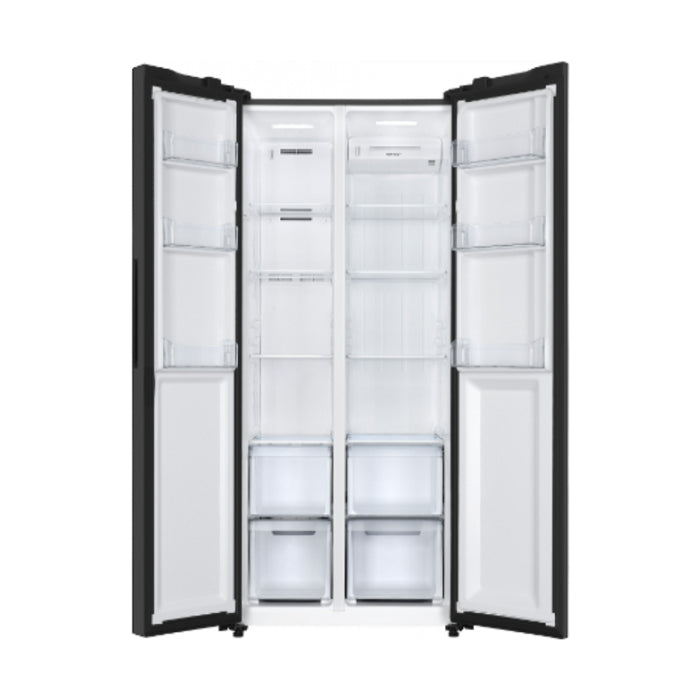 Haier Refrigerator 2 Doors 490 Liter Black HRF-520SDBM