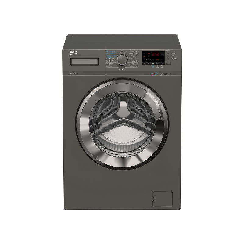 Beko Washing Machine Front Loading Inverter 9 Kg Grey WTX 91232 XMCI2.