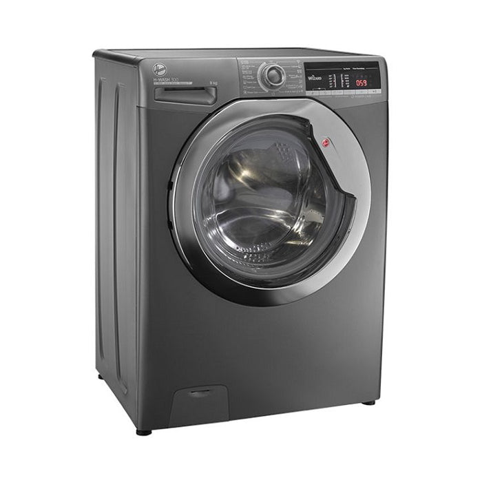 Hoover, H3WS383TAC3R-ELA, Washing Machine, 8 Kg, Silver.