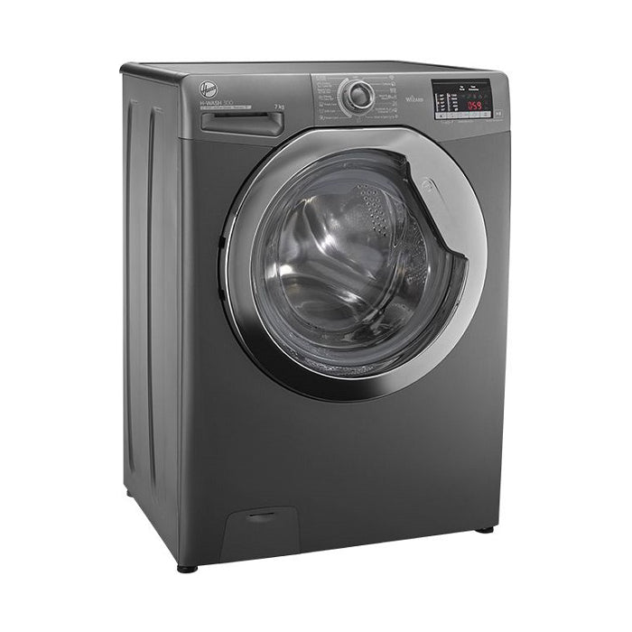 Hoover, H3WS173DC3R-ELA, Washing Machine, 7 Kg, Silver.