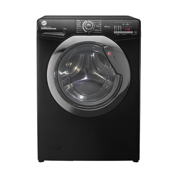 Hoover, H3WS173DC3B-ELA, Washing Machine, 7 Kg, Black.