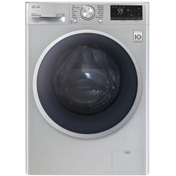 LG, F4R5TYGSL, Washing Machine, 8 Kg, Silver.