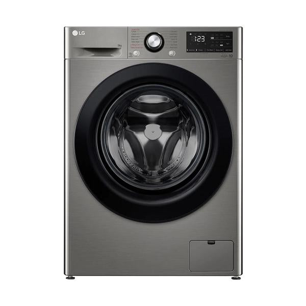 LG, F4R3VYG6P, Washing Machine, 9 kg, Silver.
