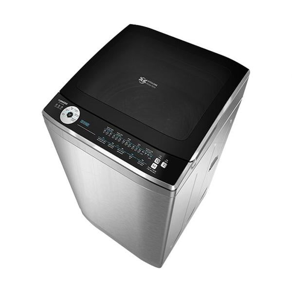 Tornado, TWE-TLN09RSL, Washing Machine, 9 Kg, Silver.