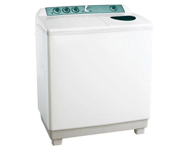 TOSHIBA Washing Machine Half Automatic 10 Kg, 2 Motors, White VH-1000