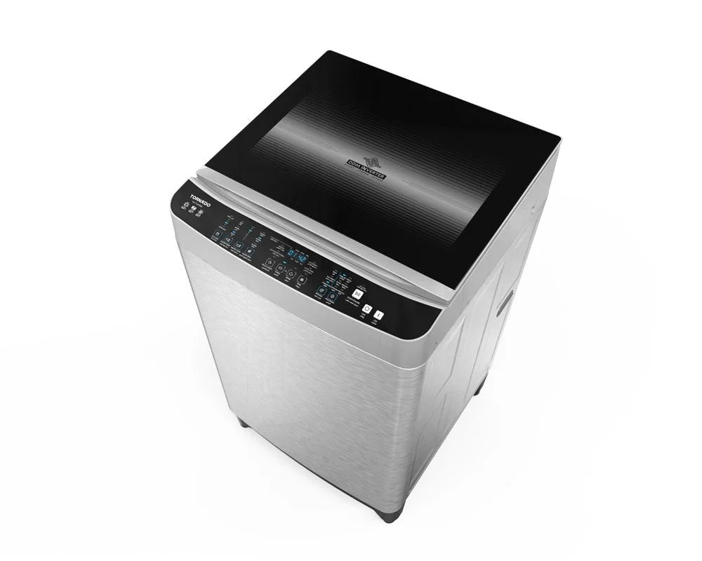 Tornado Washing Machine Top Loading 17 Kg Inverter Stainless TWT-TLD17RSS.